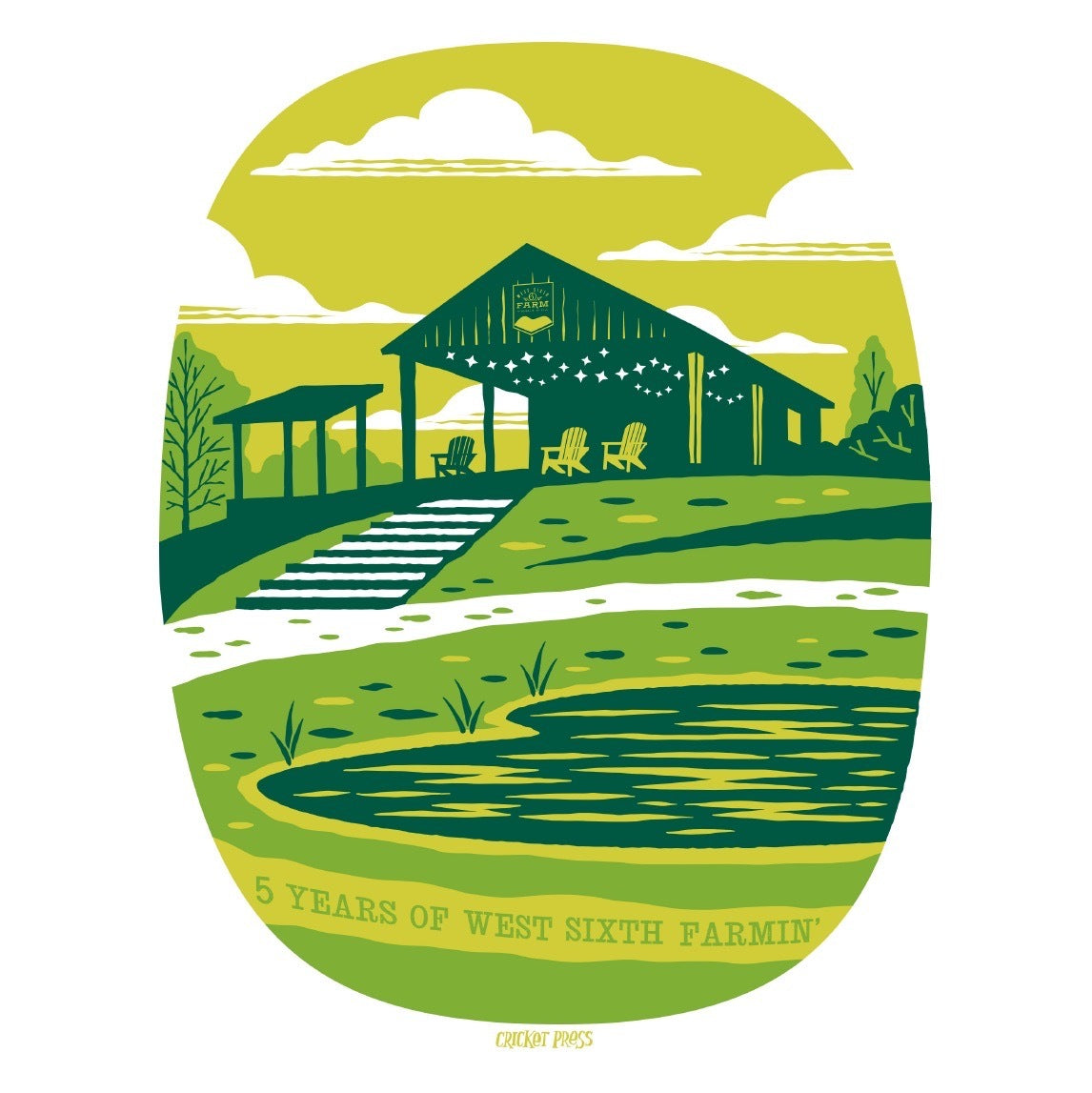 West Sixth Farm 5th Birthday Print by Cricket Press - West Sixth Online ...