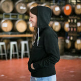 Embroidered Zip Hoodie