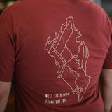 West Sixth Farm Map Tee