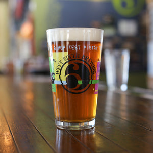 West Sixth Hop Static Pint Glass