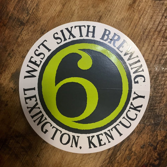 West Sixth Logo Sticker